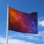 Colorful Stardust Galaxy Space Print Polyester Flag