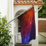 Colorful Stardust Galaxy Space Print Polyester Flag