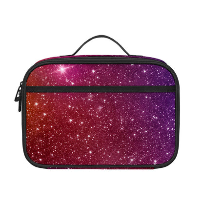 Colorful Stardust Galaxy Space Print Portable Lunch Bag