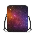 Colorful Stardust Galaxy Space Print Rectangular Crossbody Bag