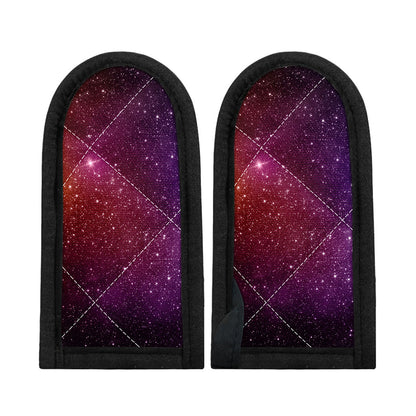 Colorful Stardust Galaxy Space Print Skillet Handle Cover