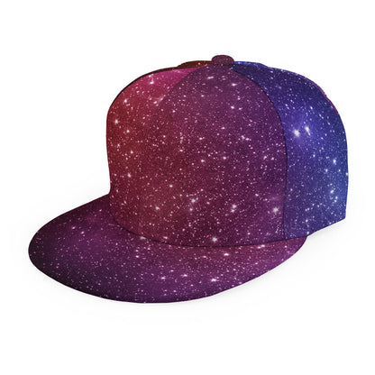 Colorful Stardust Galaxy Space Print Snapback Cap