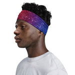 Colorful Stardust Galaxy Space Print Sports Headband