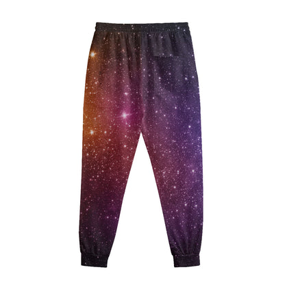 Colorful Stardust Galaxy Space Print Sweatpants