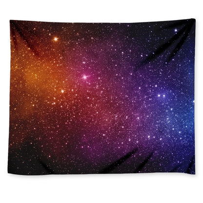 Colorful Stardust Galaxy Space Print Tapestry