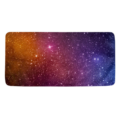 Colorful Stardust Galaxy Space Print Towel