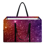 Colorful Stardust Galaxy Space Print Utility Tote Bag