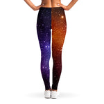 Colorful Stardust Galaxy Space Print Women's Leggings