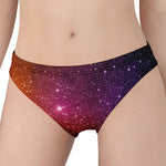 Colorful Stardust Galaxy Space Print Women's Panties