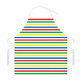 Colorful Striped Pattern Print Adjustable Apron