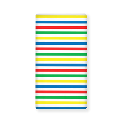 Colorful Striped Pattern Print Baby Crib Sheet