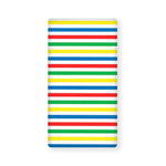Colorful Striped Pattern Print Baby Crib Sheet
