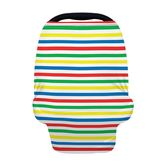 Colorful Striped Pattern Print Baby Seat Cover