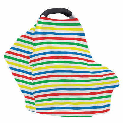 Colorful Striped Pattern Print Baby Seat Cover
