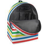 Colorful Striped Pattern Print Backpack