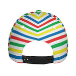 Colorful Striped Pattern Print Baseball Cap