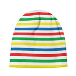 Colorful Striped Pattern Print Beanie