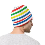 Colorful Striped Pattern Print Beanie