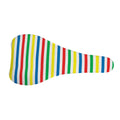 Colorful Striped Pattern Print Bicycle Seat Cover