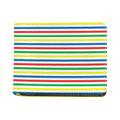 Colorful Striped Pattern Print Bifold Wallet