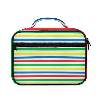 Colorful Striped Pattern Print Briefcase Bible Bag