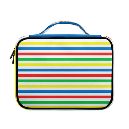 Colorful Striped Pattern Print Briefcase Bible Bag
