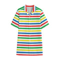Colorful Striped Pattern Print Cotton Hawaiian Shirt