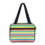 Colorful Striped Pattern Print Double Strap Bible Bag