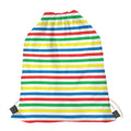 Colorful Striped Pattern Print Drawstring Bag