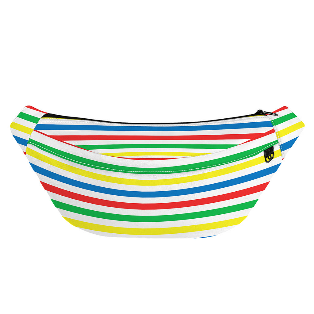 Colorful Striped Pattern Print Fanny Pack