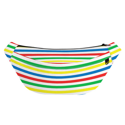 Colorful Striped Pattern Print Fanny Pack