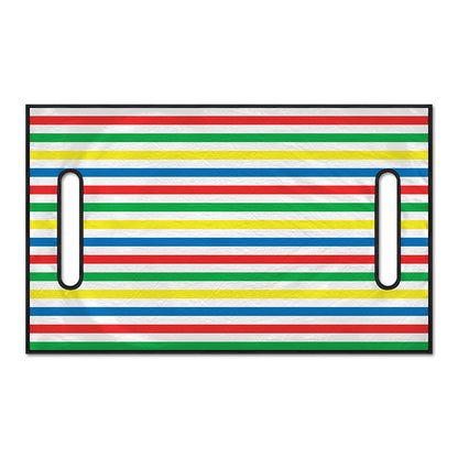 Colorful Striped Pattern Print Golf Cart Seat Cover