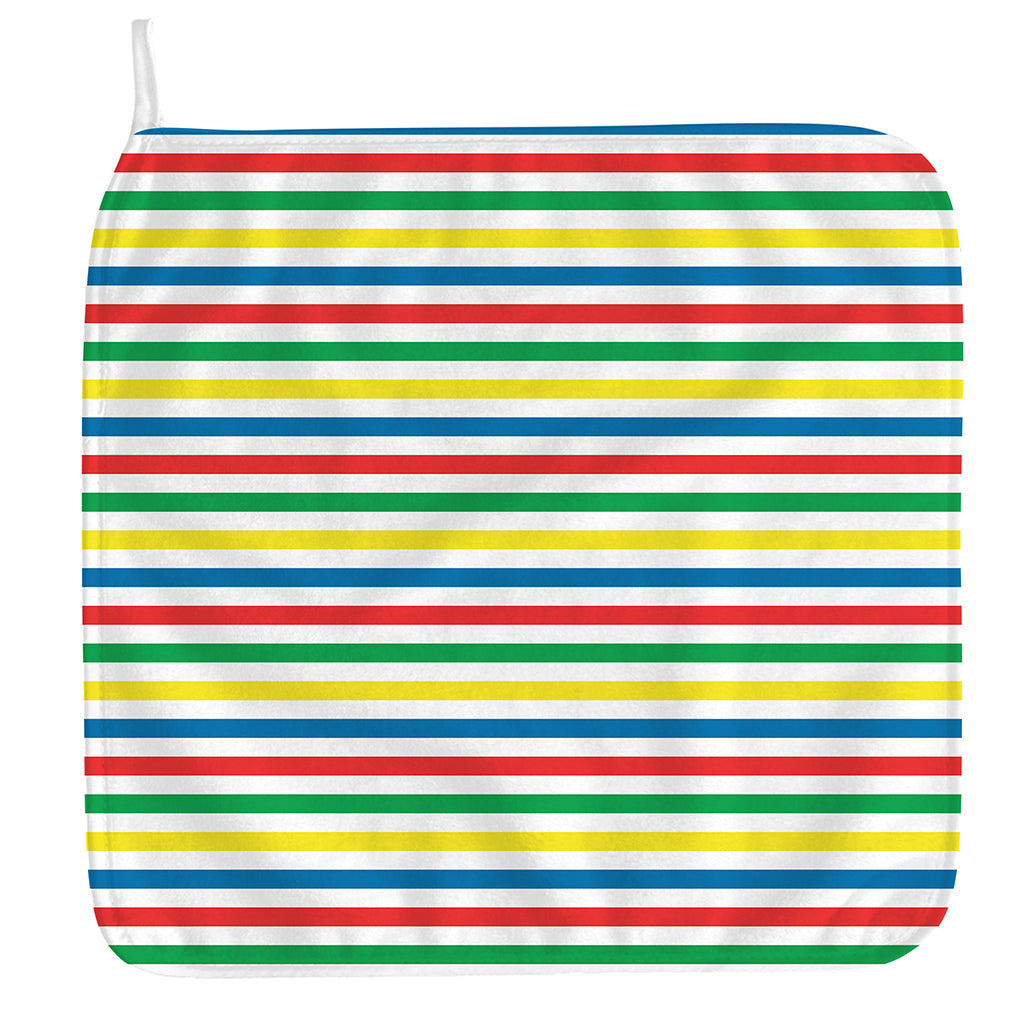 Colorful Striped Pattern Print Hand Towel