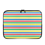Colorful Striped Pattern Print Laptop Sleeve