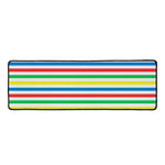 Colorful Striped Pattern Print Long Kitchen Mat