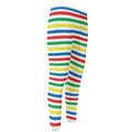 Colorful Striped Pattern Print Men's Compression Pants