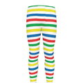 Colorful Striped Pattern Print Men's Leggings