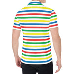 Colorful Striped Pattern Print Men's Shirt