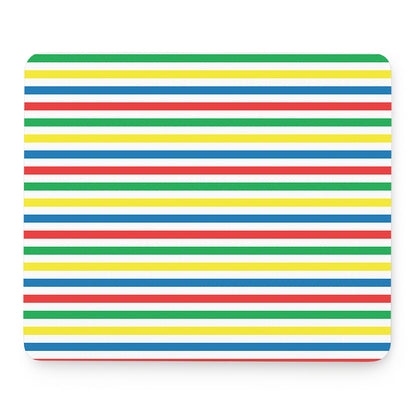Colorful Striped Pattern Print Mouse Pad