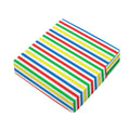 Colorful Striped Pattern Print Outdoor Seat Cushion Cover