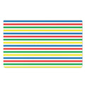 Colorful Striped Pattern Print Polyester Doormat