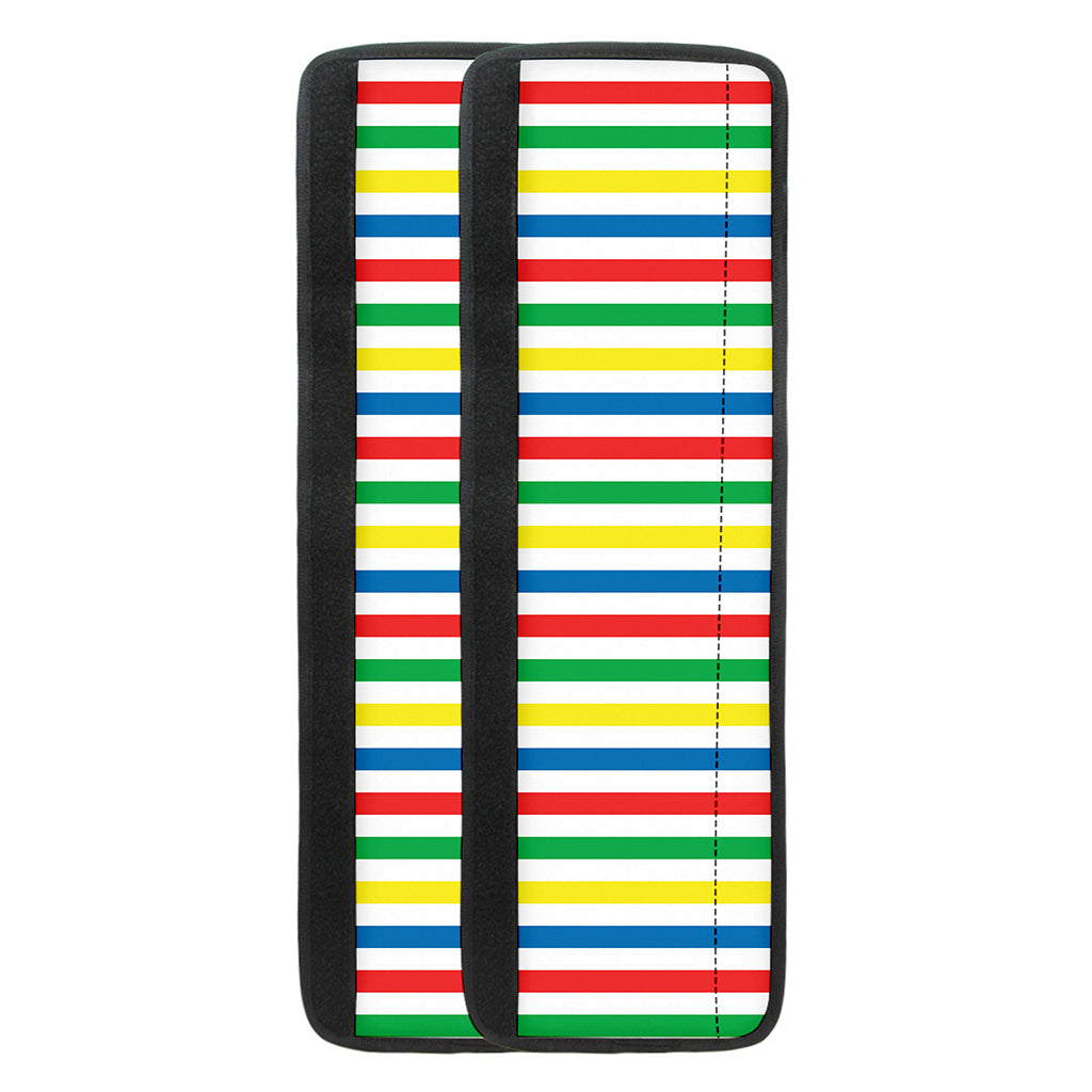 Colorful Striped Pattern Print Refrigerator Handle Covers
