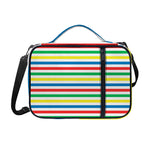 Colorful Striped Pattern Print Shoulder Strap Bible Bag