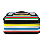 Colorful Striped Pattern Print Small Lunch Bag