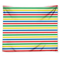 Colorful Striped Pattern Print Tapestry