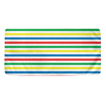 Colorful Striped Pattern Print Towel