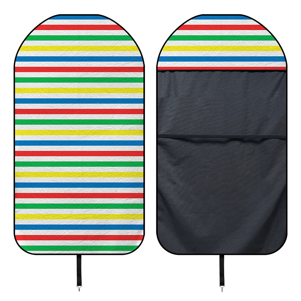 Colorful Striped Pattern Print Waterproof Car Seat Cover