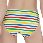 Colorful Striped Pattern Print Women's Panties