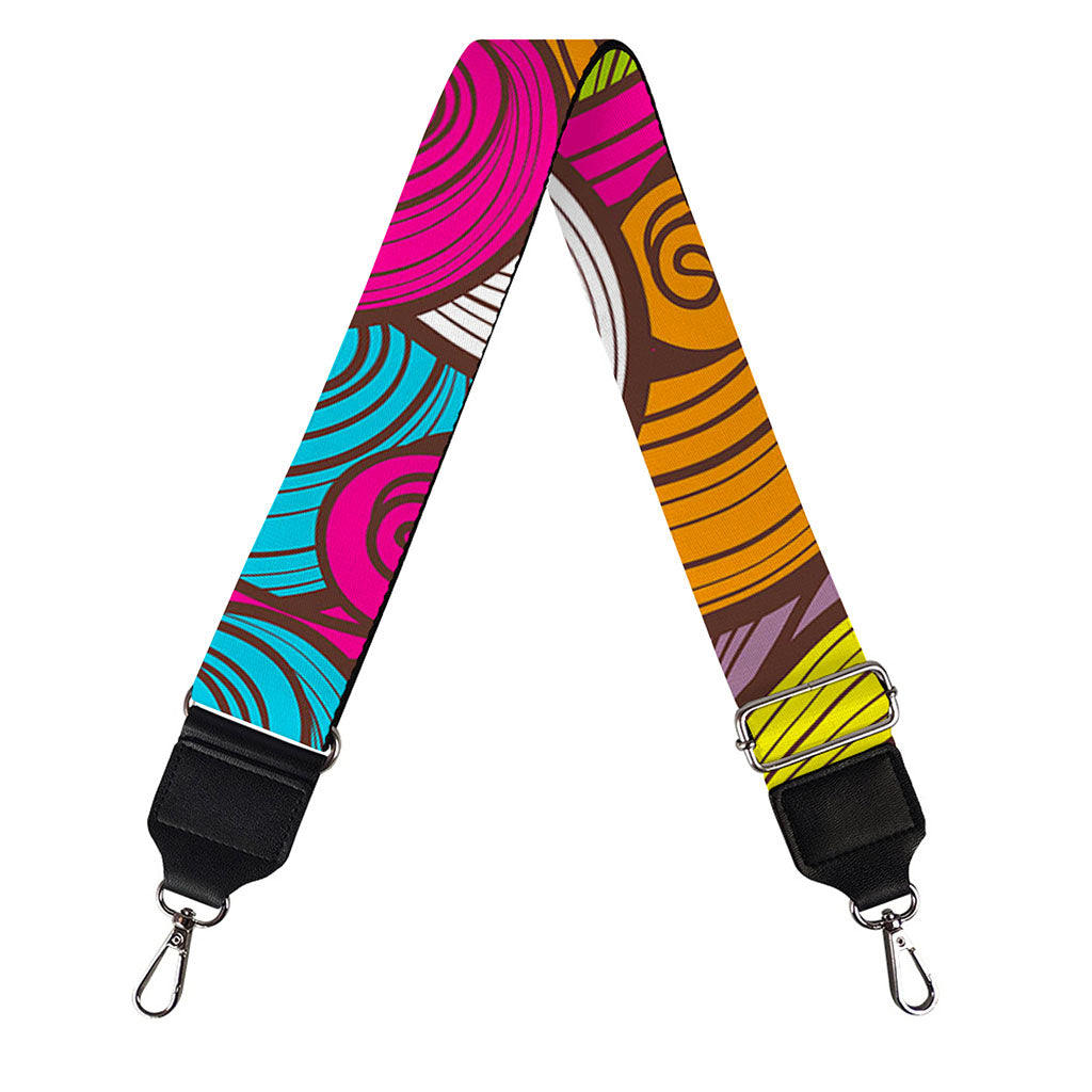 Colorful Surfing Wave Pattern Print Bag Strap