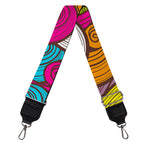 Colorful Surfing Wave Pattern Print Bag Strap